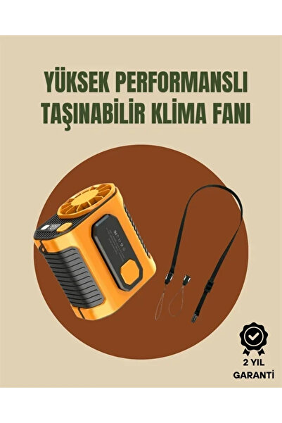 Genel Markalar Taşınabilir Usb Şarjlı Turbo Fan – 3 Modlu Soğutma, Hafif & Ko...