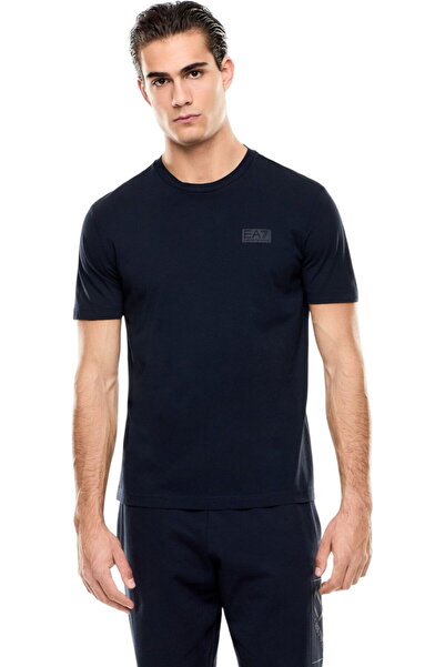 Emporio Armani Μπλούζα EA7 με λογότυπο τρένου και oversize σχέδιο - AF17789-7...