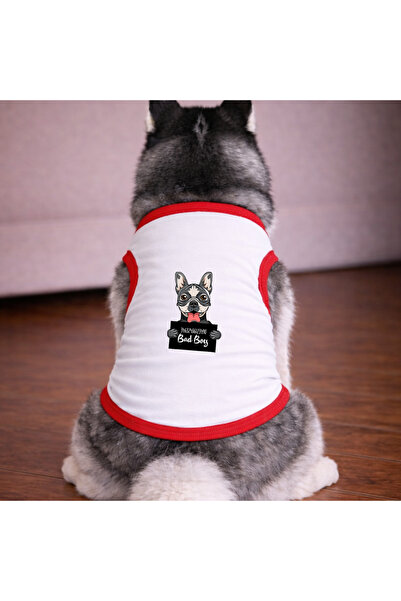 petite pati White Wanted Grey Dog Tshirt Dog Apparel (100% Cotton Combed Cott...