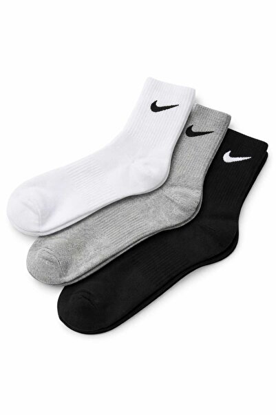 nike socks black white and grey