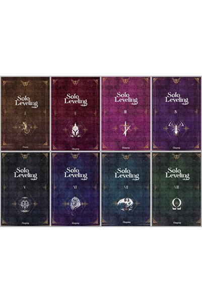 Komik Şeyler Solo Leveling Novel 1-8. Ciltler