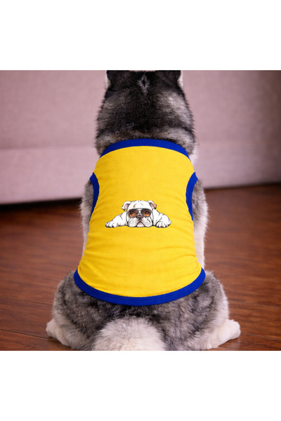 petite pati تي شيرت ساري كول ليزي للكلاب (100% قطن ممشط قطن%) للسلالات الصغير...