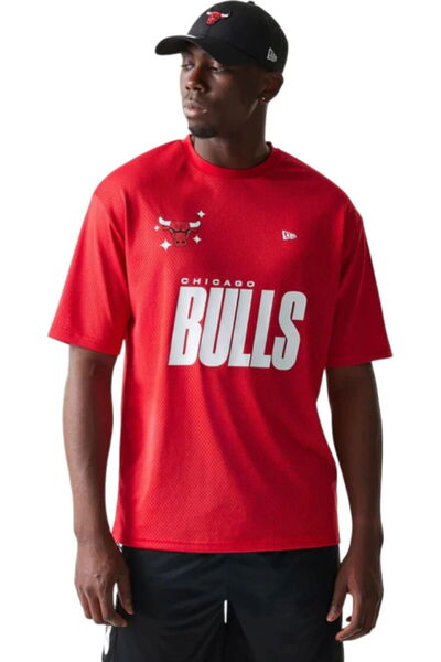 NEW ERA Tricou NBA din plasă Chicago Bulls - 60771592