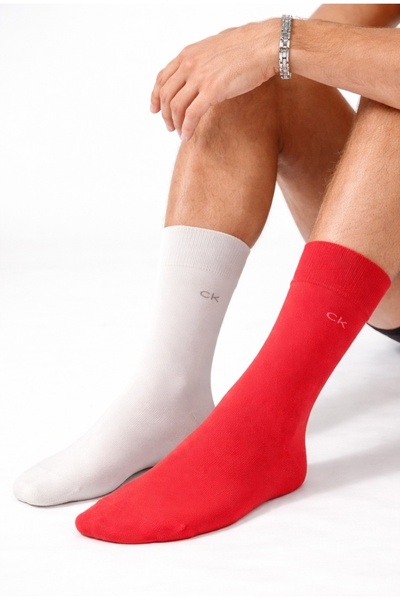 Calvin Klein Ck 2-Pack Long Cotton-Pack Organic Men's Socks