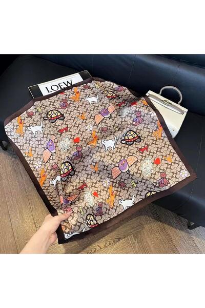 Venus Design Patterned Shawl-Foulard 70X70