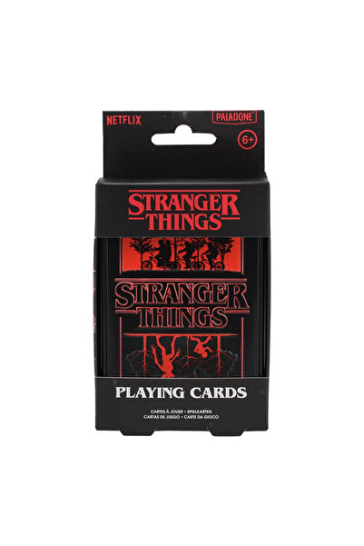 Paladone Stranger Things 5 Cărți de joc în cutie metalică
