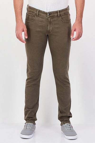 U.S. Polo Assn. Men Regular Fit Washed Non Stretchable Jeans, Taupe