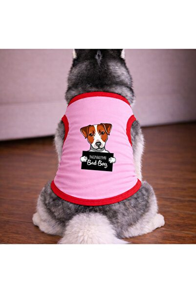 petite pati تي شيرت وردي اللون للكلاب من نوع جاك راسل (100% قطن ممشط) للسلالا...
