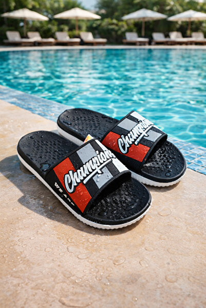 Behtah Kundura Men's Pool Comfortable Sole Daily Pool Bathroom Non-Slip Under...