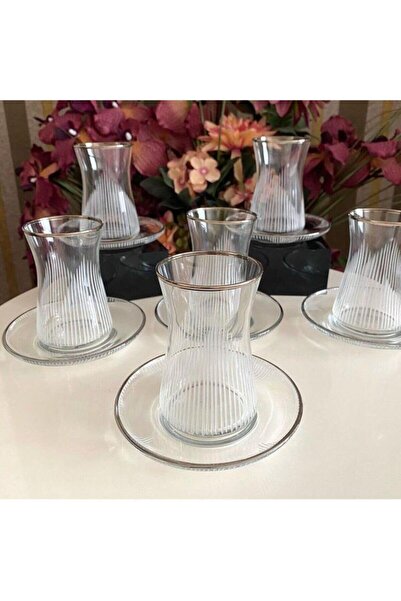 Paşabahçe Heybeli Eyfel 6 Kişilik 12 Parça Çay Bardak Seti