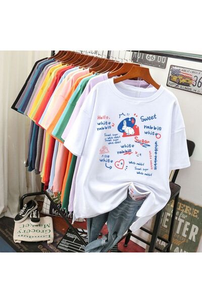 NOISSEY Colecția de tricouri pentru femei Urban Pop Graphic Cod 5203