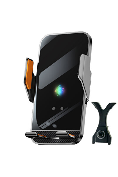 VELTROVA Suport telefon cu incarcare wireless 15W, prindere dedicata pentru M...