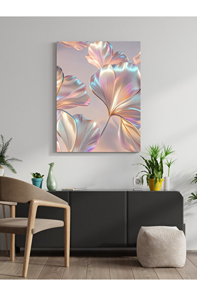 visdora Διακοσμητικός πίνακας ζωγραφικής σε καμβά με λουλούδια Διακόσμηση κου...