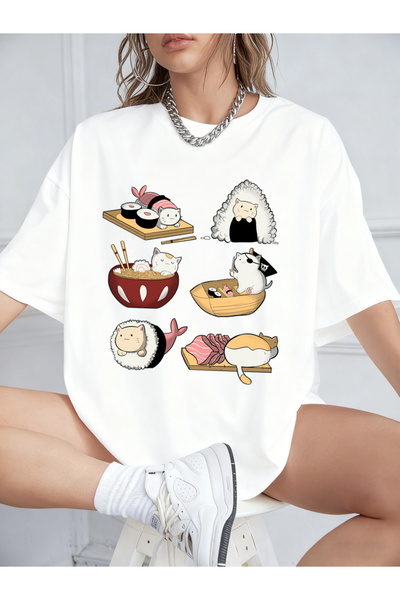 NOISSEY Colecția de tricouri pentru femei Urban Pop Graphic Cod 5124