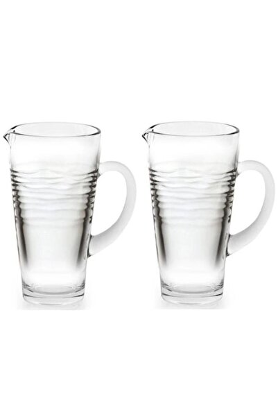 Vidivi Set of 2 Tempered Glass Carafes OASI Collection 1.2L