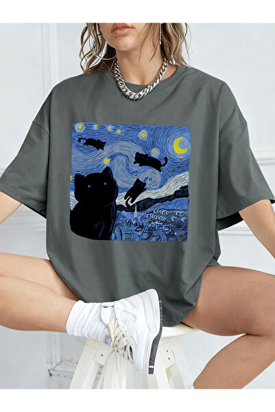 NOISSEY Colecția de tricouri pentru femei Urban Pop Graphic Cod 5574