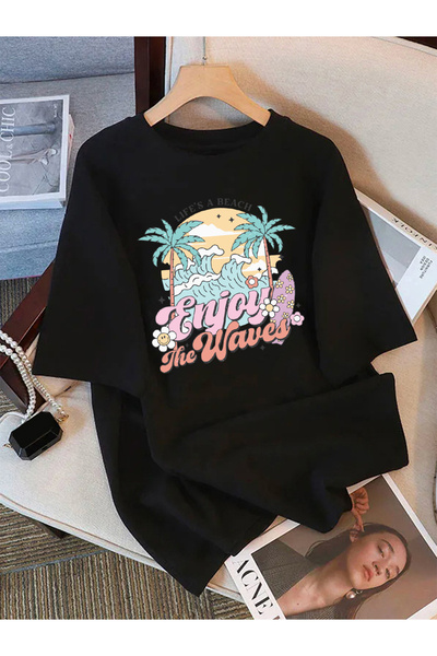 NOISSEY Colecția de tricouri pentru femei Urban Pop Graphic Cod 5316