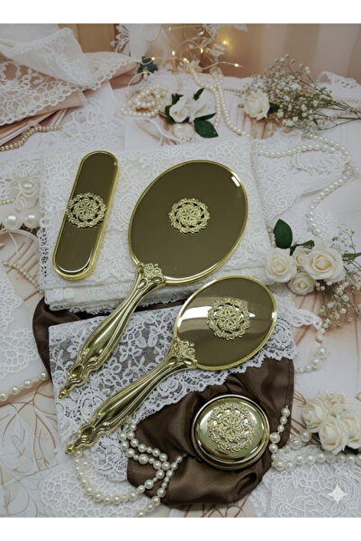 MİSS AYZA İÇTEN GELEN ŞIKLIK مجموعة مرايا فاخرة من 4 قطع من سلسلة ميس آيزا ال...