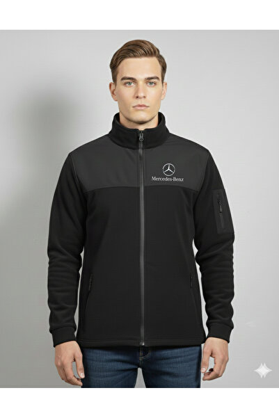 dafri Petronas Logo Printed High Gramage Fleece Jacket