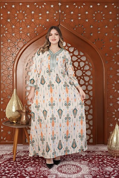 AFandina Elegantly designed jalabiya – luxurious details and a sophisticated ...