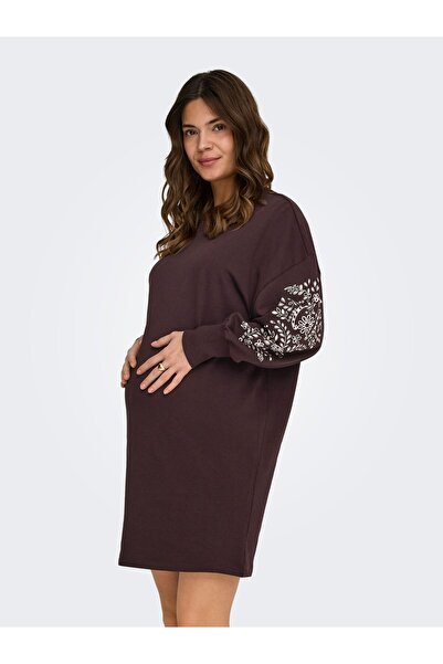 ONLY MATERNITY Sweatshirt-Kleid OLMALEXA Kurzes Kleid