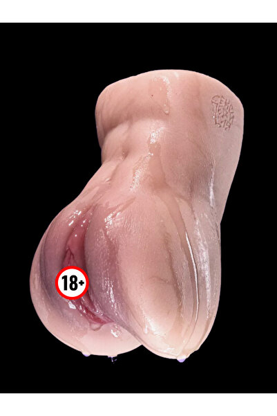 Night Blue Erotic Shop 700 GRAM GERÇEKÇİ 2 GİRİŞLİ MASTÜRBATÖR 3D