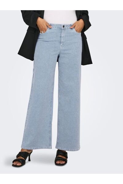 ONLY Hose mit weitem Beinschnitt ONLRINE Weiter Beinschnitt Hose mit weitem B...