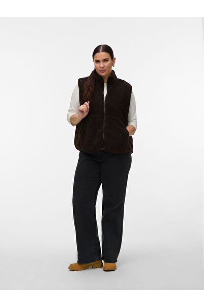 Veromoda Curve Teddyfell Jacke VMJOSEFINE Weste