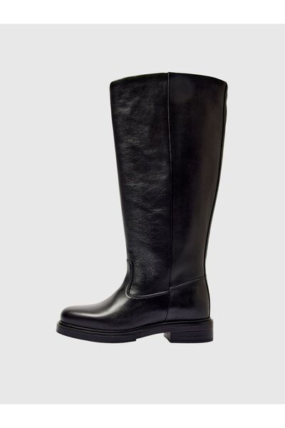 SELECTED Kniehohe Stiefel Leder