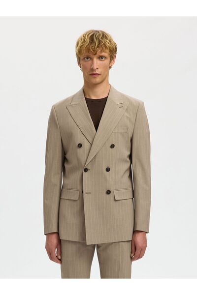 SELECTED Slim Fit Blazer Nadelstreifen