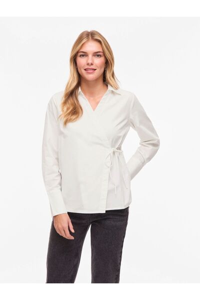 VILA Langarmhemd VILUMI Wickel