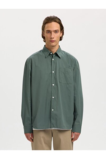 SELECTED Langarmhemd Popline