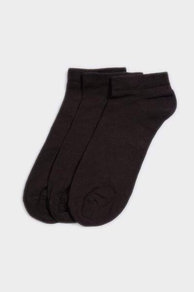 DeFacto Мъжки безшевни 3-пакетни бамбукови чорапи C0109AXNS