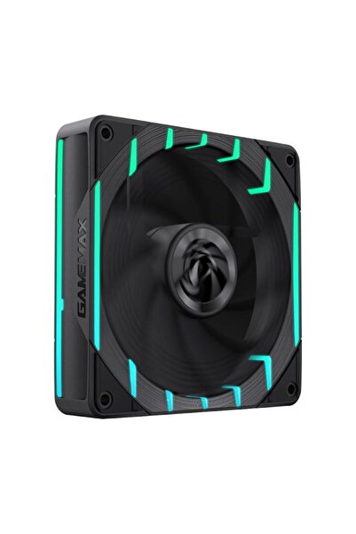 GAMEMAX Tornado T12 fan, aRGB lighting, Reverse, 120mm (Black)