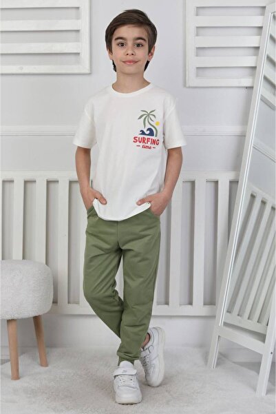 Aselin Kids Set trening Surf cu imprimeu pentru băieți set