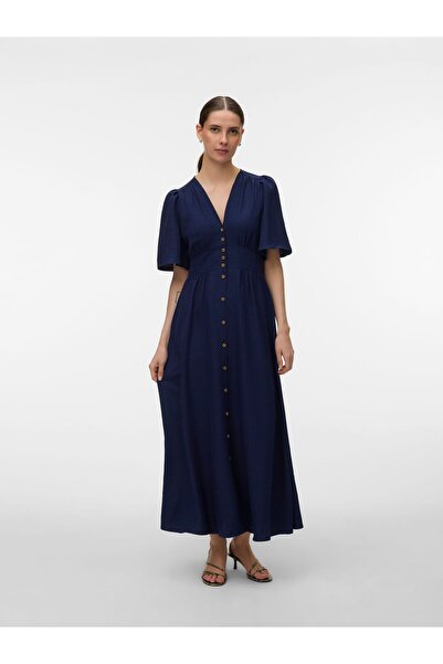 Vero Moda Kleid VMMELANEY Langes Kleid