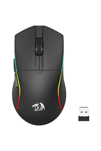 REDRAGON Mouse Gaming Deicide Standard, RGB lighting, Wired, Wireless 2.4Ghz,...