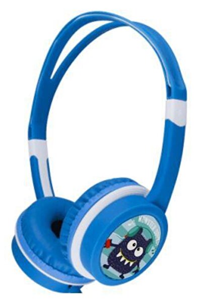 Gembird MHP-JR-B headphones, wired, multimedia, 3.5 mm Jack, for children (Blue)