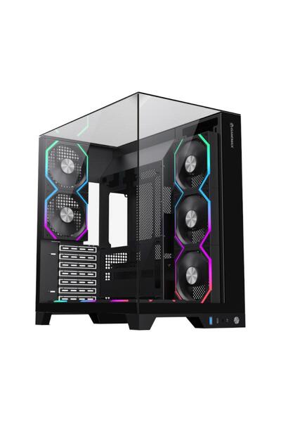 GAMEMAX Carcasa Infinity Pro, Middle Tower, Fara sursa (Negru)