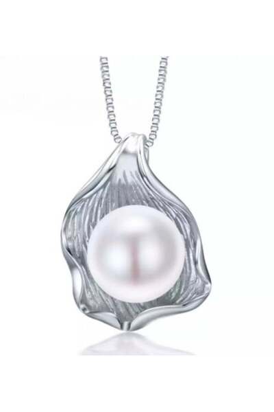 genernic Sterling Silver and Natural Pearl Necklace