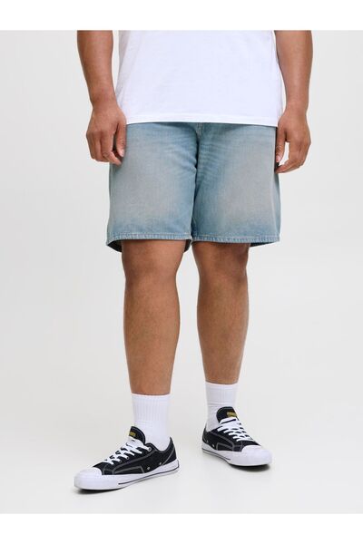 Jack & Jones Plus Jeans-Shorts Plus Size Loose Fit Jeans-Shorts