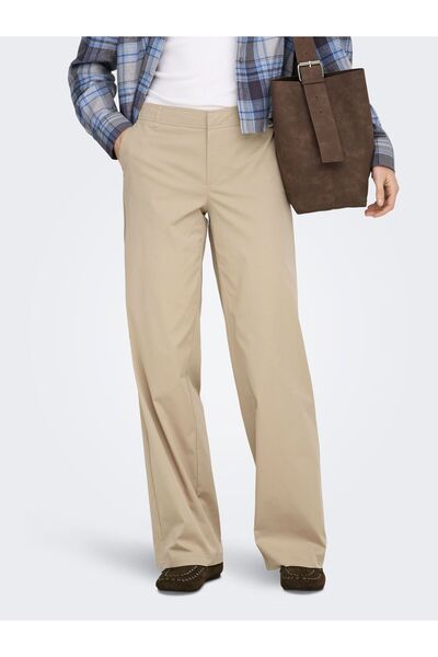 ONLY Chino Hose ONLTANNY Weiter Beinschnitt Chino Hose