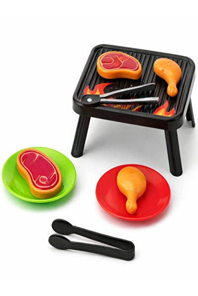 Empressco 8 Parça Mutfak Seti, Oyuncak Mangal ve Yiyecekler, Eğlenceli Oyun Seti
