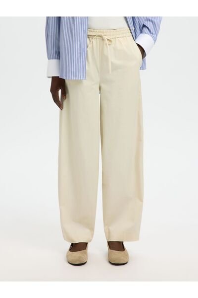 SELECTED Barrel Fit Hosen Baumwollmix