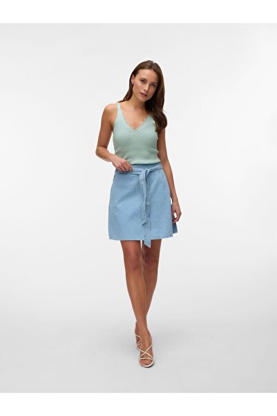 Vero Moda Rock mit Shorts VMJOLENE Hohe Taille Kurzer Rock