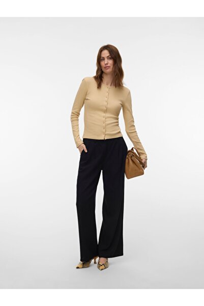 Vero Moda Hose mit weitem Beinschnitt VMMYMILO Mittlere Taille Hose