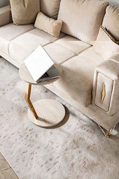 nakbird Tekerlekli C Sehpa Koltuk Sehpası Yan Sehpa Zigon Sehpa Servis Sehpas...