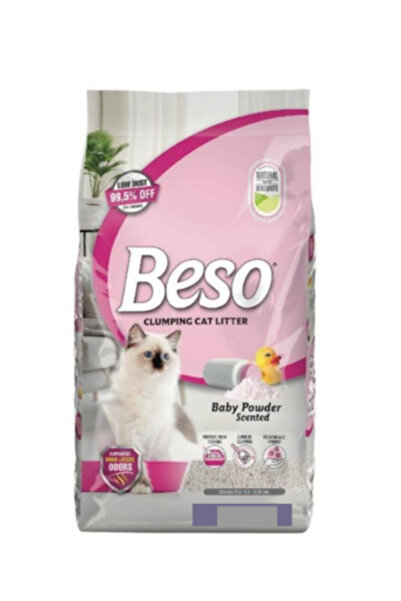 Beso رمل بيسو برائحة بودرة الأطفال ٥ لترات