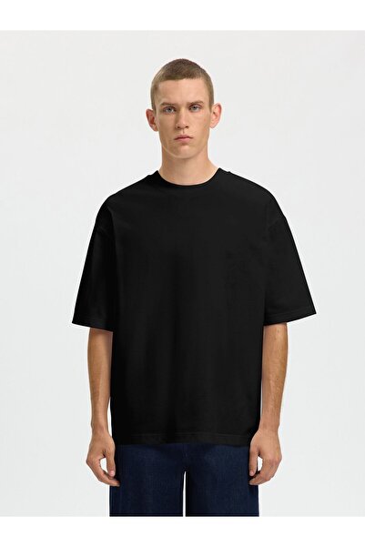 SELECTED T-Shirt mit Rundhalsausschnitt 100% Baumwoll