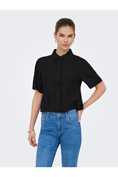 ONLY Hemd ONLGOA Leinen Hemd